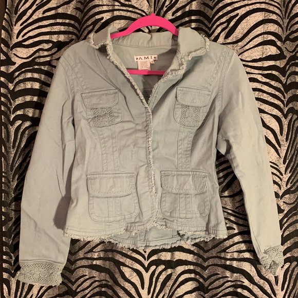 A.M.I. Light Blue Jacket - Picture 2 of 3